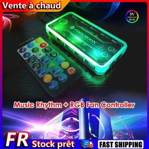 Contrôleur de ventilateur RGB 12cm, boîtier d'ordinateur télécommandé, châssis d - Afbeelding 1 van 7
