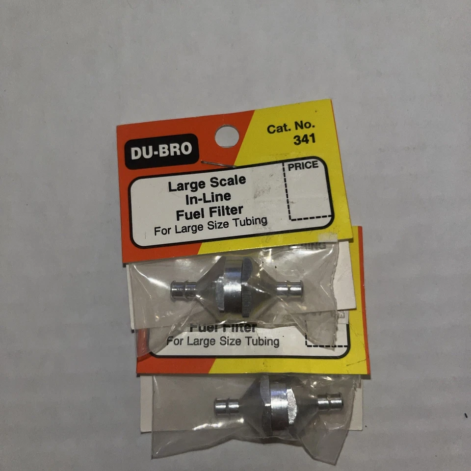 Lot of 2 Dubro 341 Large Scale Fuel Filter • - Image 1 of 1