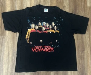 Vintage Star Trek Voyager Grafik T-Shirt Herren XL Creation Entertainment 1995 - Bild 1 von 6