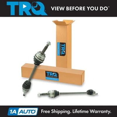 TRQ Front CV Axle Shaft Set For 2004-2006 Scion xA xB 2000-2005 Toyota Echo - Image 1 of 4