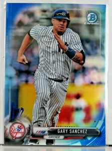 2017 BOWMAN CHROME GARY SANCHEZ BLUE REFRACTOR 138/150 - Picture 1 of 2