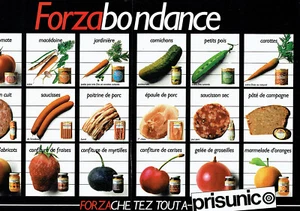 Publicité Advertising 088  1981   Prisunic   épicerie aliments Forza ( 2 pages) - Picture 1 of 1