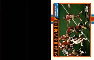 1989 Topps Football "Main Set" Cards #1 to #200 Rookies and Veterans - Picture 1 of 387