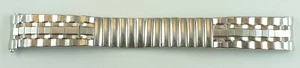 Vintage Hong Kong Stainless Steel Wristwatch Bracelet / Band - Parts / Repair - Picture 1 of 10