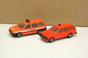 Herpa 1/87 Ho - Lote De 2 Opel Kadett Y VW Golf Estate Bomberos Feuerwehr - Imagen 1 de 1