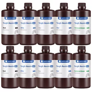 ANYCUBIC 5/10KG Tough Resin 2.0 Flexible 3D Printer Material LCD 3D Printer Lot - Picture 1 of 12