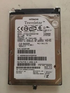 Hard drive 2.5" , 40gb, hts541040g9at00,,5400rpm,0a25392, 380107-001,372774-001 - Picture 1 of 2