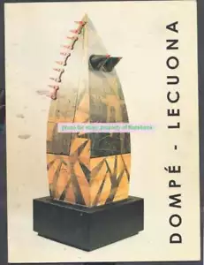 Catalogue Expo Dompe Lecuona 2002 Genaro Perez Museum - Imagen 1 de 5