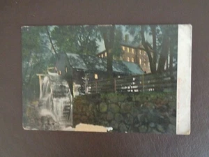 Antique Postcard Town Mill at New London, Conn. 1909  - Picture 1 of 4