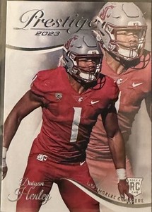 2023 Prestige Football RC, Inserts, Parallels, Base Pick Your Card