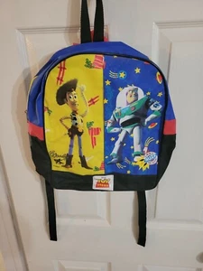 RARO ZAINO TOY STORY WOODY BUZZ LIGHTYEAR PVC PROMO BAG VINTAGE DISNEY - Foto 1 di 7