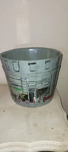 Vintage Wooden Syrup Sap Bucket Handpainted 5th Avenue Signed - Picture 1 of 11