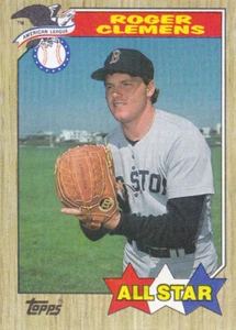 1987 TOPPS..ROGER CLEMENS..ALL-STAR.. # 614..RED SOX..FREE COMBINED SHIPPING - Imagen 1 de 1