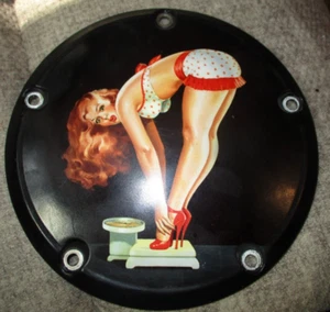 Harley Davidson Filtro de Aire Alto Flujo Cubierta Pin Up Escala - Imagen 1 de 11