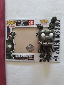 *EXCLUSIVO* ¡Funko Pop! Juegos Dark Springtrap (242) Five Nights at Freddy's FNAF - Imagen 1 de 8