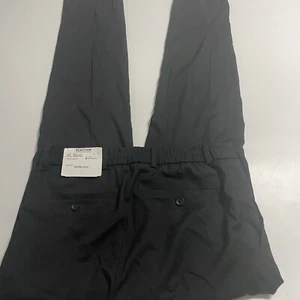 Kenneth Cole Reaction men 29 Techni Cole Black 1/2 Elastic waist Pants 30x32 NWT - Picture 1 of 9