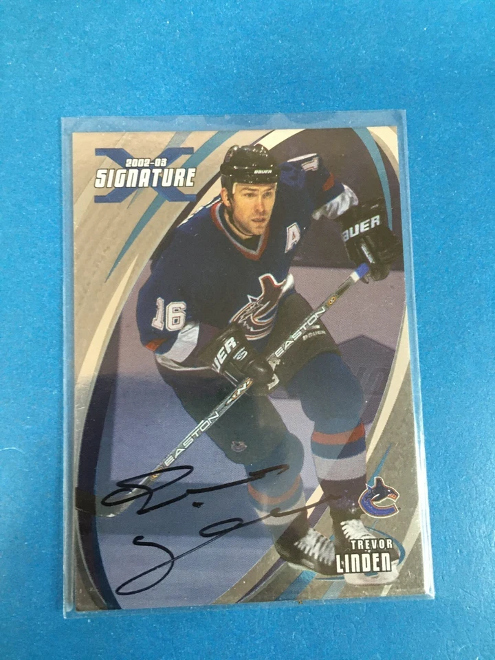 Autógrafos F145.060 2002-03 BAP Signature Series #38 Trevor Linden - Imagem 1 de 1