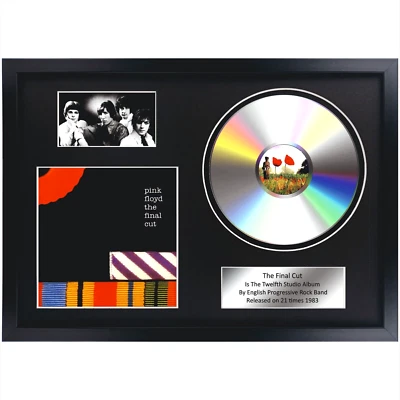 Pink Floyd – The Final Cut /CD/ Souvenir in black frame / Fan Memorabilia / Rock - Image 1 of 4