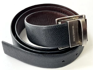 Michael Kors Herren Gürtel Größe 42 Schwarz Leder - Bild 1 von 4