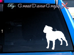 Staffordshire Bullterrier #1 - Vinyl Aufkleber Sticker - Farbauswahl - HOCHWERTIG - Bild 1 von 2