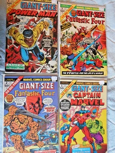 MARVEL GIANT-SIZE MIXED LOT(4) MID GRADES 1974-1975 - Picture 1 of 3