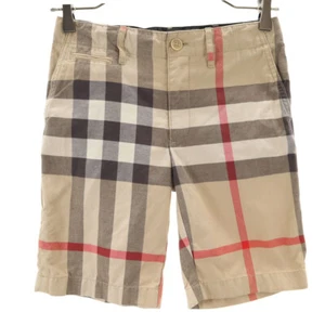 BURBERRY Check Pattern Shorts 10Y Beige CHILDREN Kid's - Picture 1 of 11