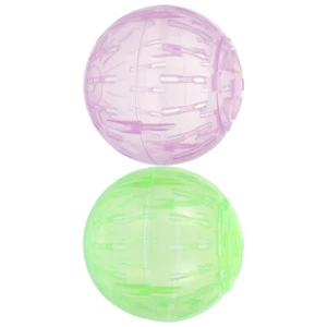 2 Stück Hamster Laufball Spielzeug Fitness Rennmäuse Bälle Rollen Sport - Bild 1 von 12