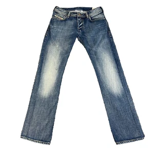 Diesel Herren Bootcut Jeans Hellblau Waschung 100% Baumwolle Button Fly Zatiny W30 L32 - Bild 1 von 16