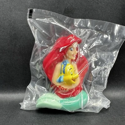 Nuevo de Lote Antiguo Deco Pac La Sirenita Ariel Platija Squirter Cake Topper Kit Foto 1 de 4