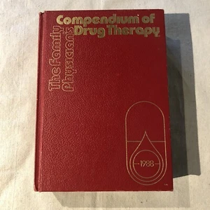 The Family's Compendium of Drug Therapy (1988) HARDCOVER. Very Good Condition - Picture 1 of 5