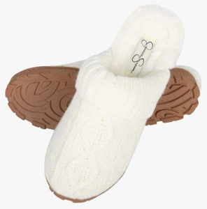 Jessica Simpson Cable Knit Cream Size Small (Slippers6/7) - Picture 1 of 7