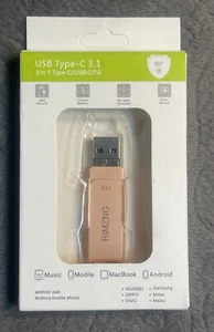 Type C USB 3.0 Flash Drive Thumb Drive Memory Stick for PC Laptop 1TB Rose Gold - Picture 1 of 1
