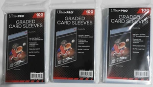 ULTRA PRO - PAQUETE DE 100 FUNDAS PARA TARJETAS CLASIFICADAS RESELLABLES (X3) - P&P GRATIS REINO UNIDO - Imagen 1 de 3
