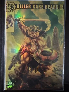 Killer Kare Bears Conan Homage Golden Foil 1/1 - Picture 1 of 2