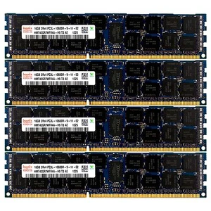 PC3L-10600 4x16GB HP Proliant BL28C BL2X220C DL160 DL170E SL160Z G6 Memory Ram - Picture 1 of 1