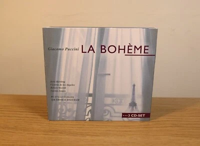 Puccini La Boheme Bjorling Los Angeles Beecham 3 CD Box Set *LIKE NEW* - Image 1 of 4