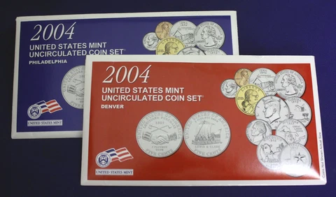 2004 UNCIRCULATED Genuine U.S. MINT SETS ISSUED BY U.S. MINT Cover