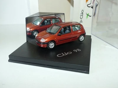 RENAULT CLIO II Phase 1 3 Portes Marron Orangé VITESSE 1:43 - Photo 1/2