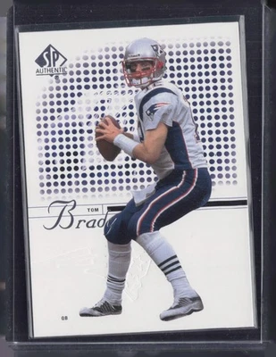 2002 SP Authentic Football #1 Tom Brady - Image 1 of 2