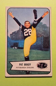 1954 Bowman Pat Brady Pittsburgh Steelers #13 VGEX - Picture 1 of 2