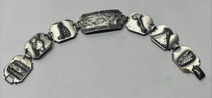 Vintage/Antik Grand Canyon Nationalpark Souvenir Armband Indianer Büffel - Bild 1 von 11