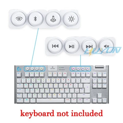 Multimedia Keycaps for Logitech G915 G913 G815 G813 TKL Mechinical Keyboard - Image 1 of 4