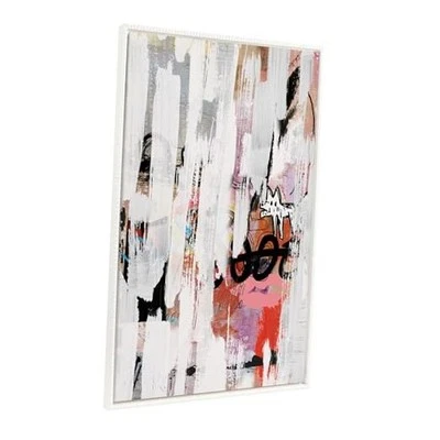  Arte callejero con cuentas Sylvie arte de pared enmarcado vintage de lienzo por Nikki Chu, 28x38  Foto 1 de 4