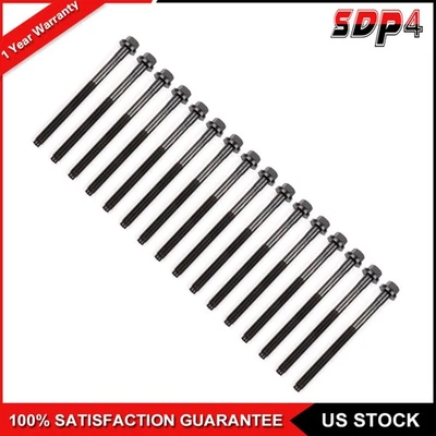 Juego de pernos de cabeza para 98-08 Ford Ranger Taurus Mazda B3000 Mercury Sable 3,0 L OHV U Foto 1 de 4