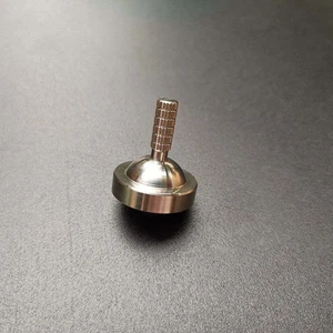 New Stainless Steel Hand Twisting Spinning Top Gyro Gyroscope Spinner Toy Gift - Picture 1 of 1