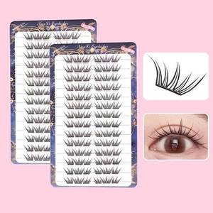 Blue Tears False Eyelashes Lightweight Fiber Perky Curl Waterproof Sweat-re GX - Picture 1 of 27