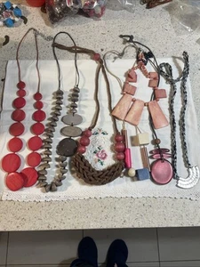 7 Piece Costume Jewellery Necklace Bundle - Picture 1 of 8