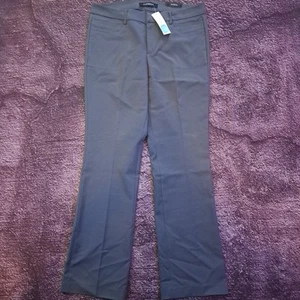 Pantalón Liverpool Harper Bootcut para mujer gris talla 12 puntada fija - Imagen 1 de 5