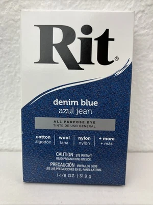 Rit All-Purpose Powder Dye, Denim Blue, 1.125 oz - Image 1 of 4