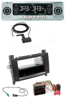 Dietz Bluetooth USB MP3 DAB Autoradio für Mercedes Viano Vito 06-14 schwarz - Bild 1 von 4